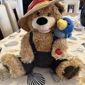 Animated Stuffed Country Bear, Chantilly Lane Sings Zip a Dee Doo Dah 12" Tested